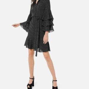 Michael Kors Collection Silk Polka Dots Dress - size 2